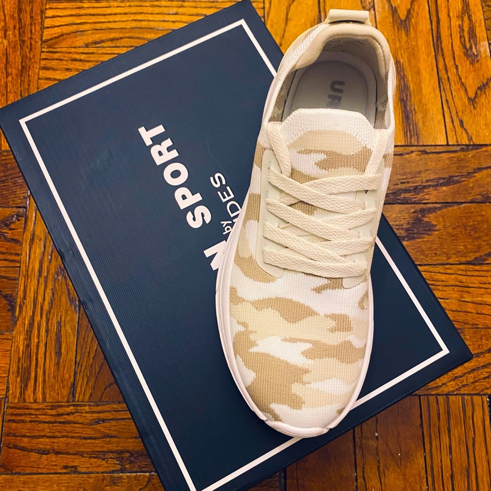 Tan Camouflage Sneakers Urban Sport by J Slides